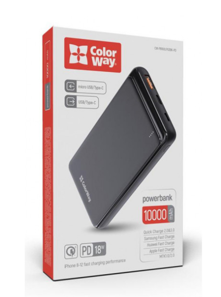Мобильная батарея Colorway CW-PB100LPG3BK-PD фото №8