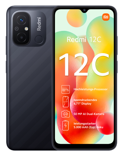 Смартфон Xiaomi Redmi 12C 3/64GB Graphite Gray (Global Version)