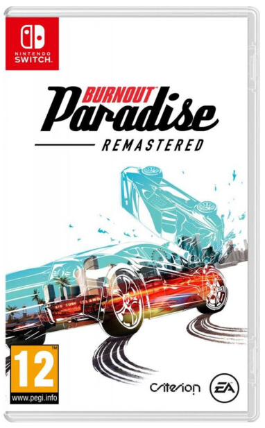 Диск GamesSoftware Switch Burnout Paradise Remastered, картридж