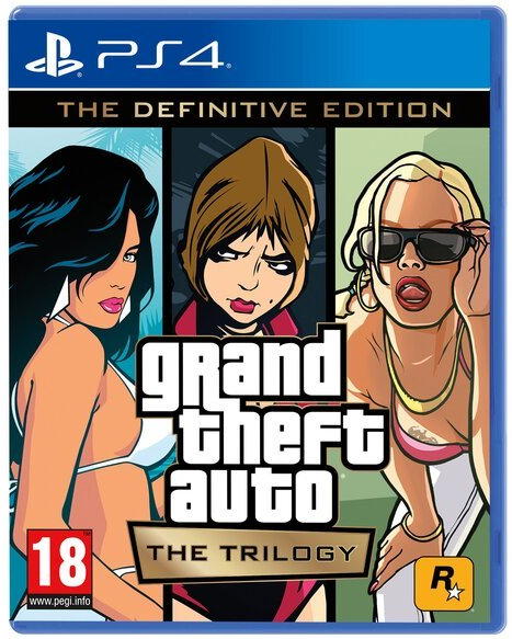 Диск GamesSoftware PS4 Grand Theft Auto: The Trilogy – The Definitive Edition, BD диск