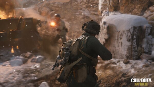 Диск GamesSoftware PS4 Call of Duty WWII, BD диск фото №13