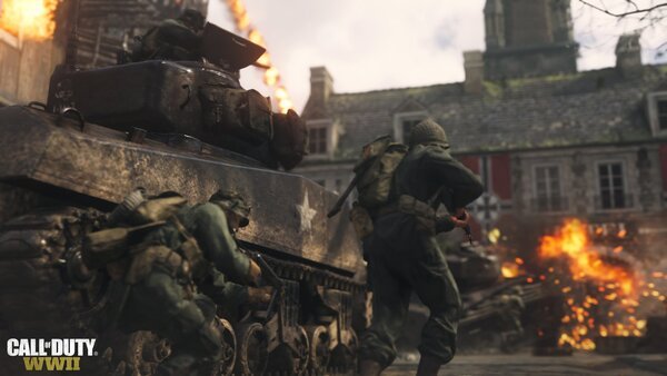 Диск GamesSoftware PS4 Call of Duty WWII, BD диск фото №12