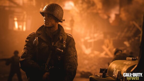 Диск GamesSoftware PS4 Call of Duty WWII, BD диск фото №4