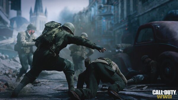 Диск GamesSoftware PS4 Call of Duty WWII, BD диск фото №6