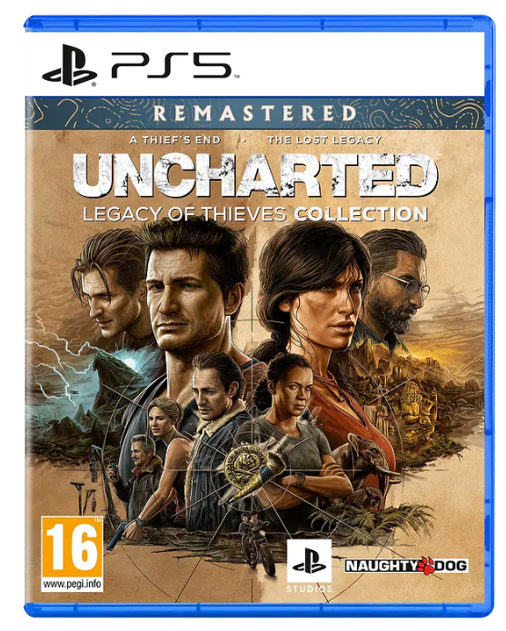 Диск GamesSoftware PS5 Uncharted: Legacy of Thieves Collection, BD диск