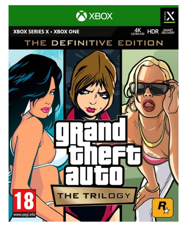 Диск GamesSoftware Xbox One  Grand Theft Auto: The Trilogy – The Definitive Edition, BD диск