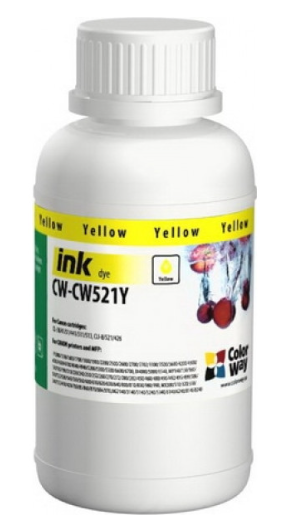 Чернила для принтера Colorway Canon CL-38/CLI-521 200мл Yellow CW521Y