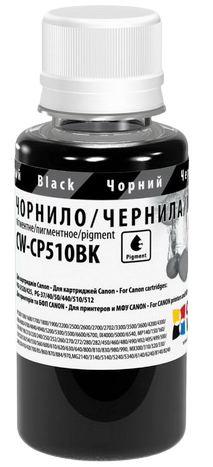 Чернила для принтера Colorway Canon Pigm. 100мл Black CP-510BK