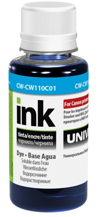 Чернила для принтера Colorway Canon Universal 100мл Cyan CW110C