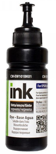 Чернила для принтера Colorway Epson L-100/200 series 100мл Black EW101Bk