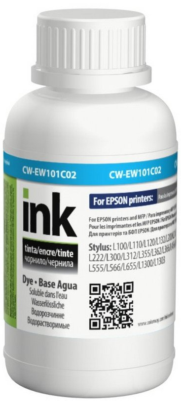 Чорнила для принтера Colorway Epson L-100/200 series 200мл Cyan EW101C