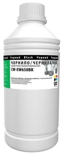 Чорнила для принтера Colorway Epson TX650 1л Black EW650BK