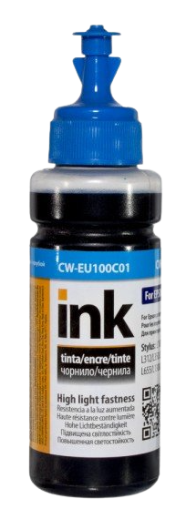 Чорнила для принтера Colorway Epson UV L100/L200 100мл Cyan EU100C