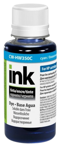 Чорнила для принтера Colorway HP 134/135 100мл Cyan HW350С