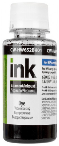 Чорнила для принтера Colorway HP 650/652/123 100мл Black HW652BK