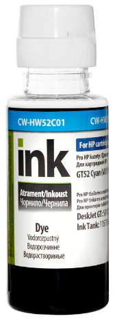 Чорнила для принтера Colorway HP Ink Tank 115/315/415 100мл Cyan HW52C