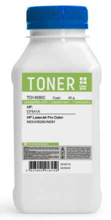 Тонер Colorway HP CLJ Pro M280/281/254 (40g) Cyan TCH-M280C