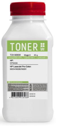 Тонер Colorway HP CLJ Pro M280/281/254 (40g) Magenta TCH-M280M