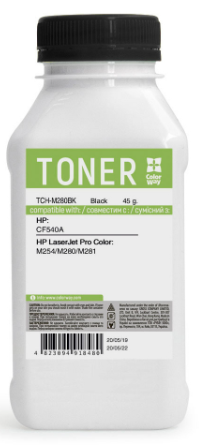 Тонер Colorway HP CLJ Pro M280/281/254 (45g) Black TCH-M280BK