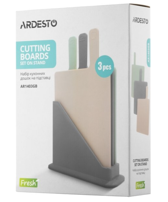 Набір дошок Ardesto Fresh 3 шт 24.1x33x7.9 см (AR1403GB) фото №7