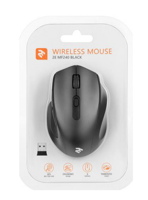 Компьютерная мыш 2E MF240 WL Black фото №5