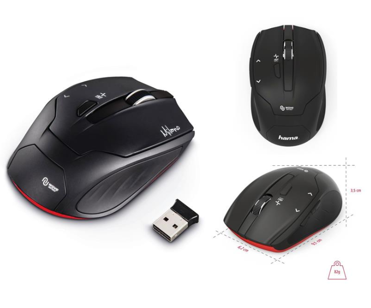 Компьютерная мыш Hama Hama Milano WL 00182639 фото №2