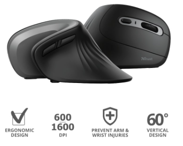 Комп'ютерна миша Trust Verro Ergonomic, WL (23507) фото №9