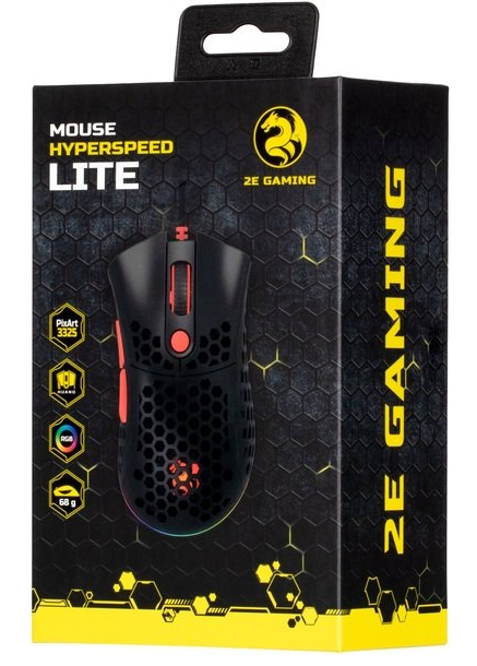 Комп'ютерна миша 2E GAMING HyperSpeed Lite, RGB (2E-MGHSL-BK) фото №6