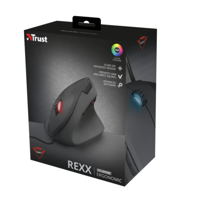 Комп'ютерна миша Trust GXT144 REXX Ergonomic, USB-A (22991) фото №7