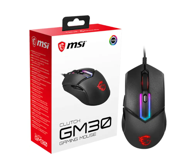 Компьютерная мыш MSI Clutch GM30 GAMING (S12-0402120-D22) фото №5