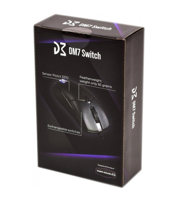 Комп'ютерна миша DM 7 Switch Kailh PA 3370 (DM7_SWITCH) фото №9