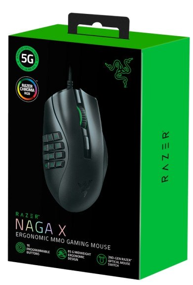 Комп'ютерна миша Razer Razer Naga X, RGB, USB-A (RZ01-03590100-R3M1) фото №6