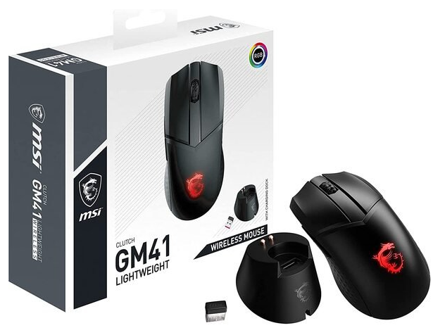 Комп'ютерна миша MSI Clutch GM41 LIGHTWEIGHT WIRELESS (S12-4300860-C54) фото №9