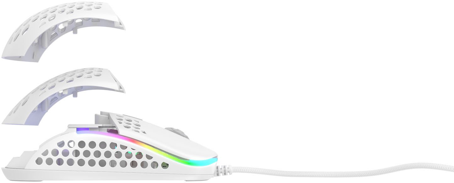 Компьютерная мыш Xtrfy M42, USB-A, RGB (XG-M42-RGB-WHITE) фото №8