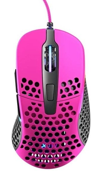 Компьютерная мыш Xtrfy M4, USB-A, RGB (XG-M4-RGB-PINK)