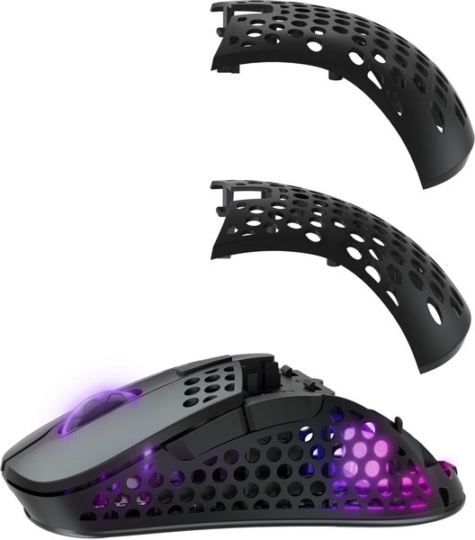 Компьютерная мыш Xtrfy M4, WL/USB-A, RGB (XG-M4-WL-BLACK) фото №4