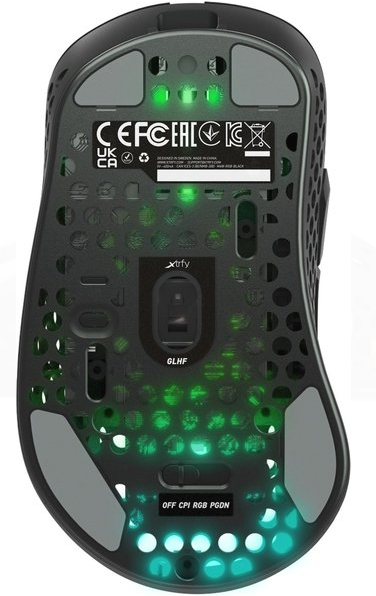 Компьютерная мыш Xtrfy M4, WL/USB-A, RGB (XG-M4-WL-BLACK) фото №8