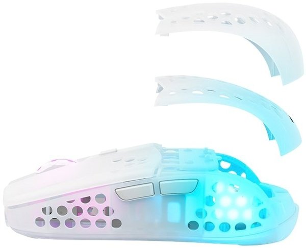 Компьютерная мыш Xtrfy MZ1, WL/USB-A, RGB (MZ1W-RGB-WHITE) фото №7