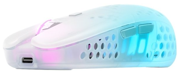 Компьютерная мыш Xtrfy MZ1, WL/USB-A, RGB (MZ1W-RGB-WHITE) фото №5