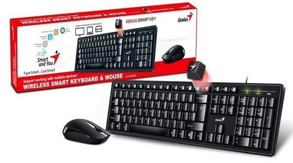 Клавіатура Genius Smart KM-8200 WL Black Ukr