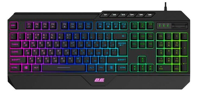 Клавиатура 2E KG315 RGB USB (2E-KG315UBK)