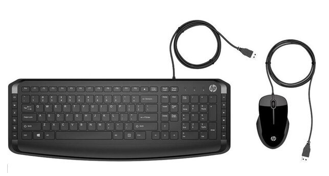 Клавіатура HP Комплект Pavilion 200 USB Black