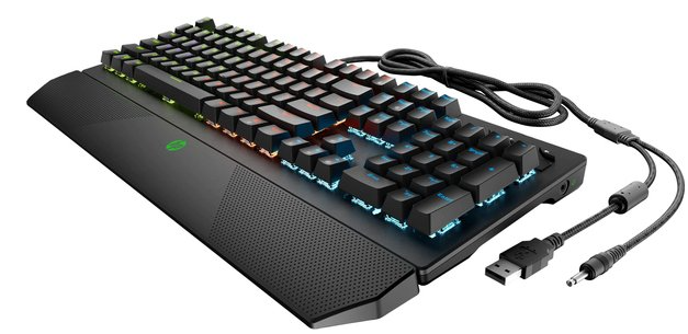 Клавіатура HP Pavilion Gaming 800 LED 108key Red Switch USB RU (5JS06AA) фото №4
