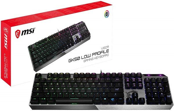 Клавіатура MSI Vigor GK50 LOW PROFILE UA (S11-04UA213-GA7) фото №9