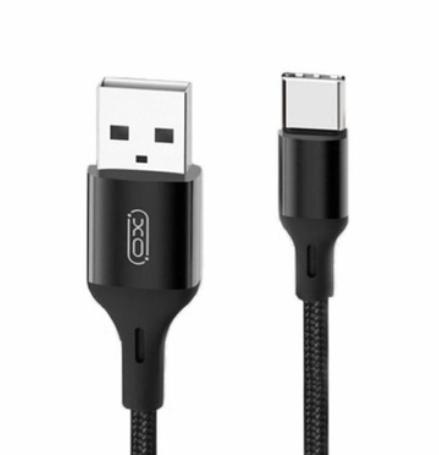 XO Type-C NB143 Braided 1.5A/2m Black фото №2