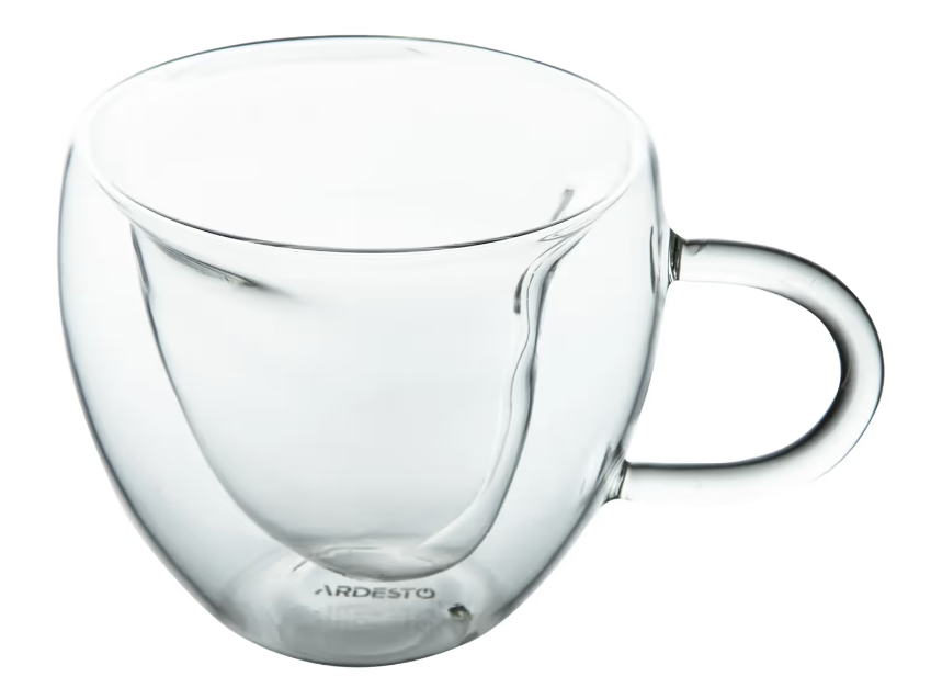 Набор чашек Ardesto з подвійними стінками 300 мл 2 шт. (AR2630GHL) фото №3