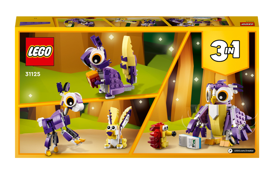 Конструктор Lego Creator Фантастичні лісові істоти фото №2