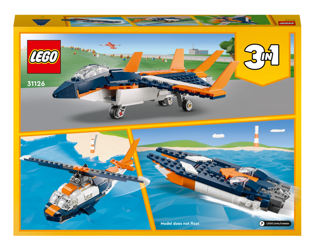 Конструктор Lego Creator Надзвуковий літак фото №4