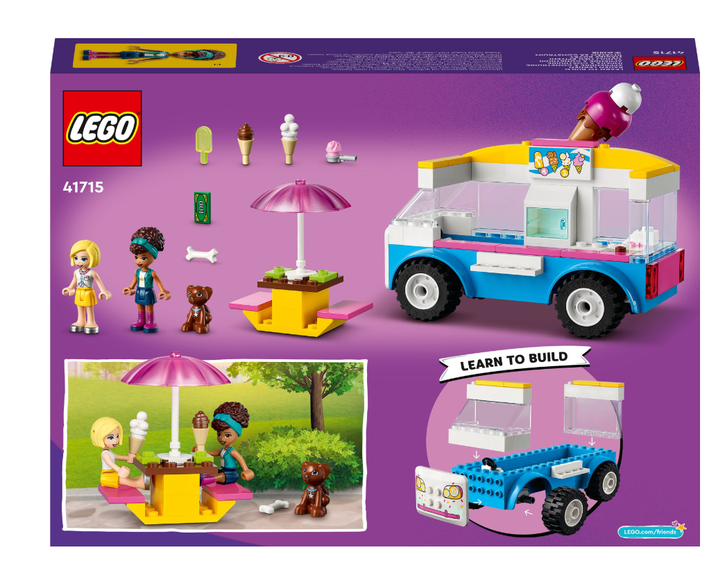Конструктор Lego  Friends Фургон із морозивом фото №4