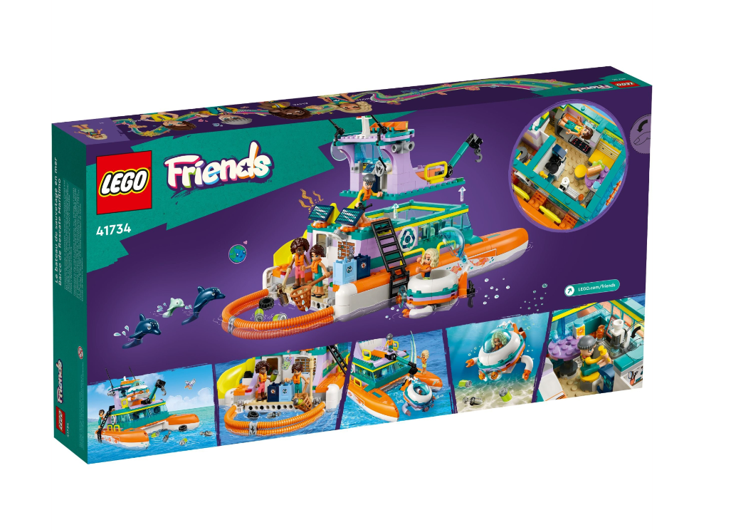 Конструктор Lego Friends Човен морської рятувальної бригади фото №8